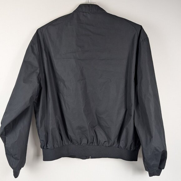 Members Only Classic Black Bomber Jacket XL LONG - Picture 6 of 7